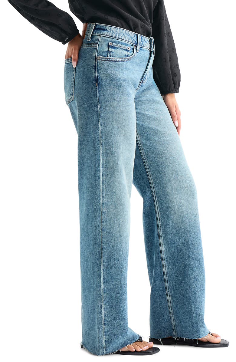 Lucky Brand Baggy Wide Leg Jeans, Alternate, color, 