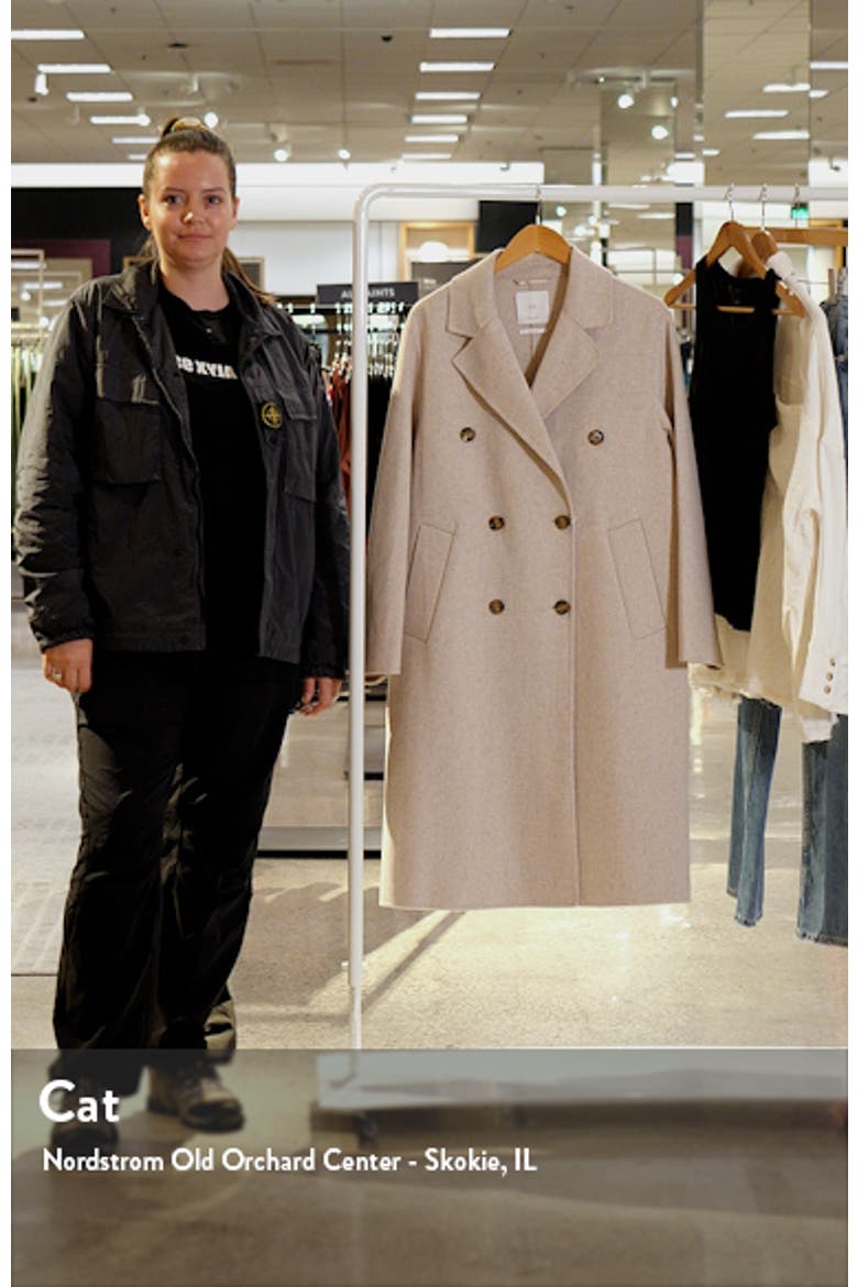 Oversize Wool Blend Coat video