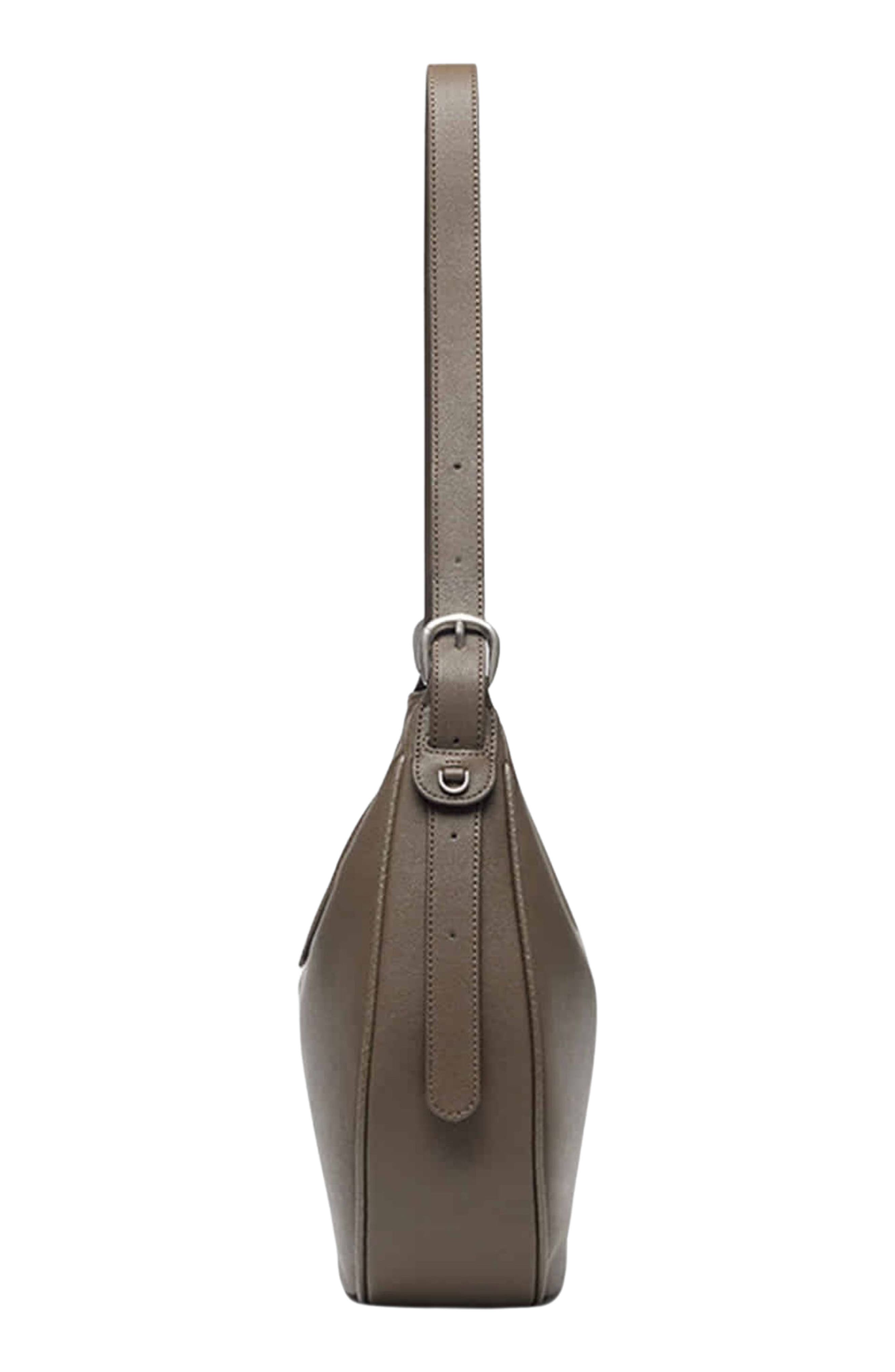 Oryany Lauren Leather Shoulder Bag, Alternate, color, Deep Taupe