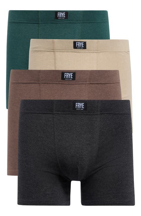 4-Pack Stretch Organic Cotton Boxer Briefs