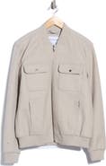 Calvin Klein Faux Wool Bomber Jacket