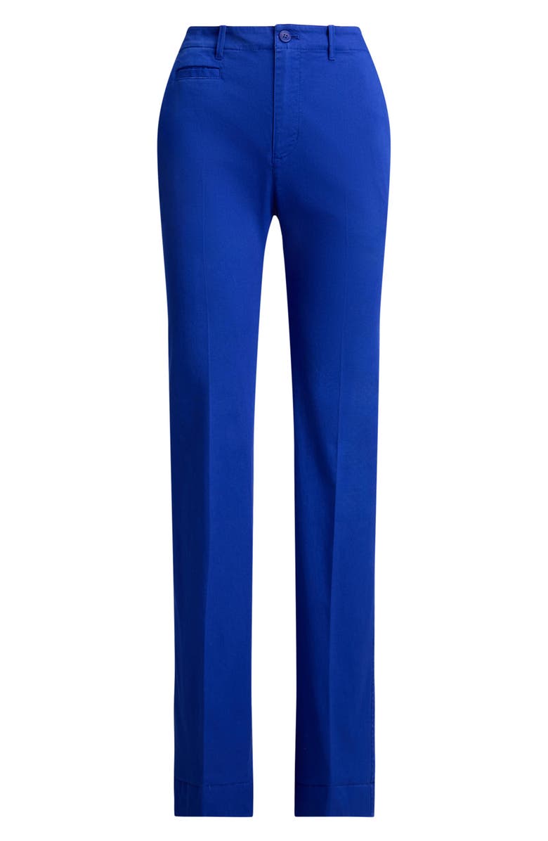 Lauren Ralph Lauren Kendis Refined Straight Leg Chinos, Alternate, color, Cruise Royal Blue