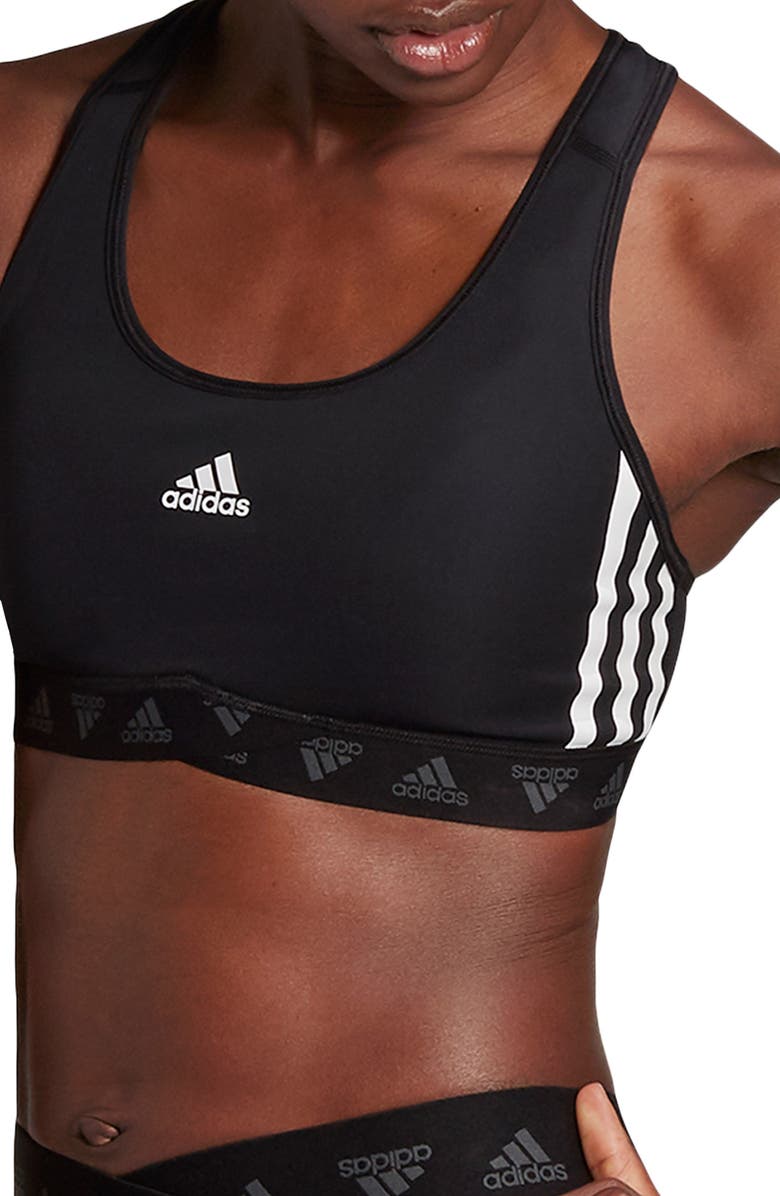 adidas Mesh Sports Bra, Main, color, 
