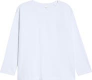 LESET Margo Long Sleeve Cotton Baseball T-Shirt