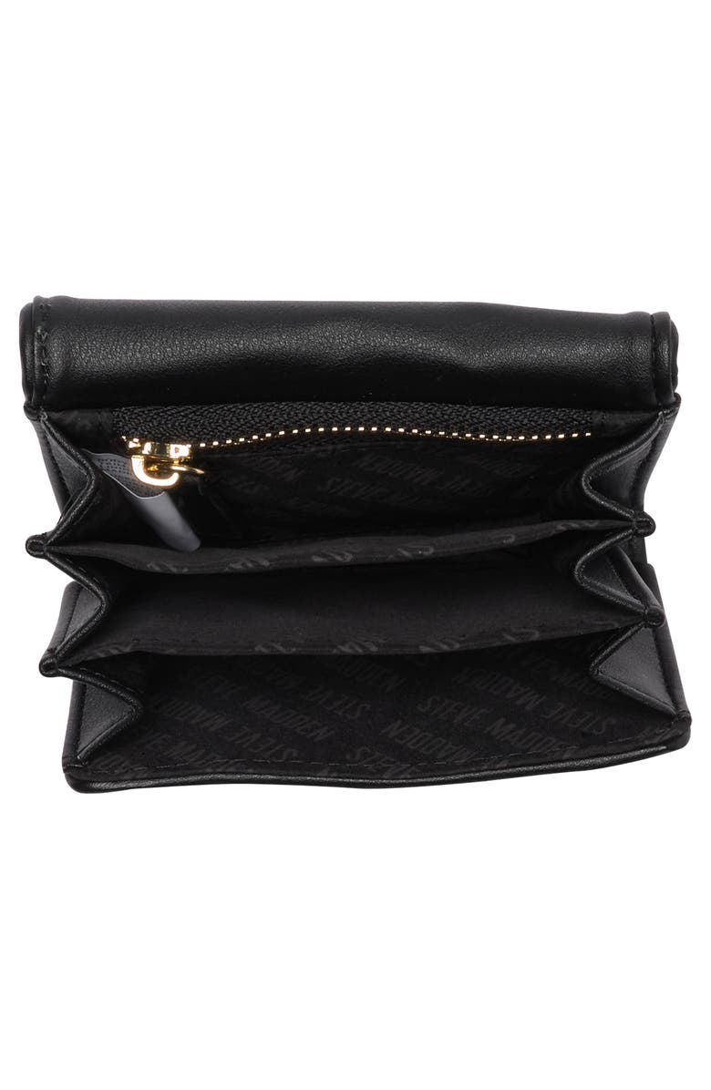 Steve Madden Brett Compact Quilted Wallet, Alternate, color, 