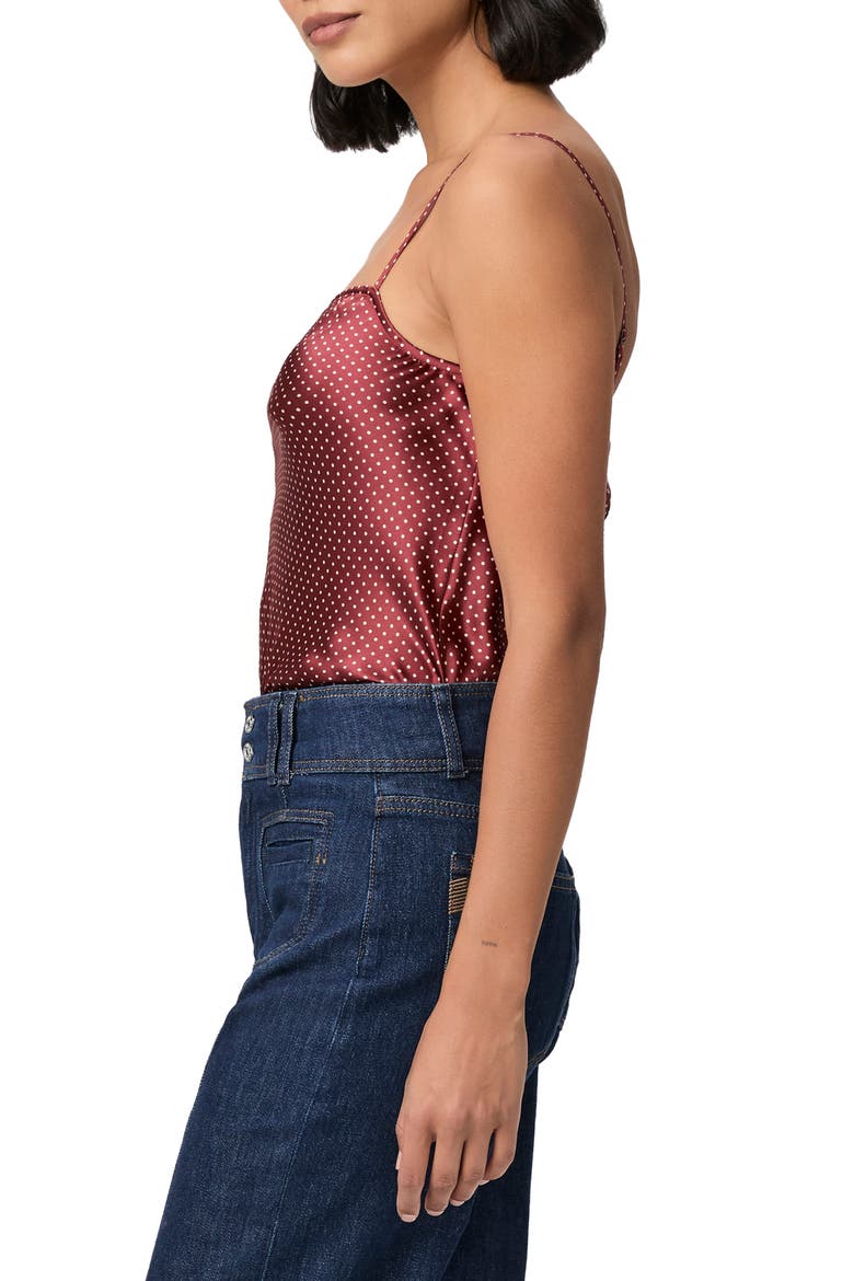 Veronique Silk Cami, Alternate, color, OXBLOOD/ TRAVERTINE