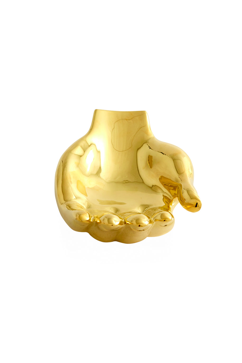 Brass Hand Decorative Bowl, Main, color, Polished Brass