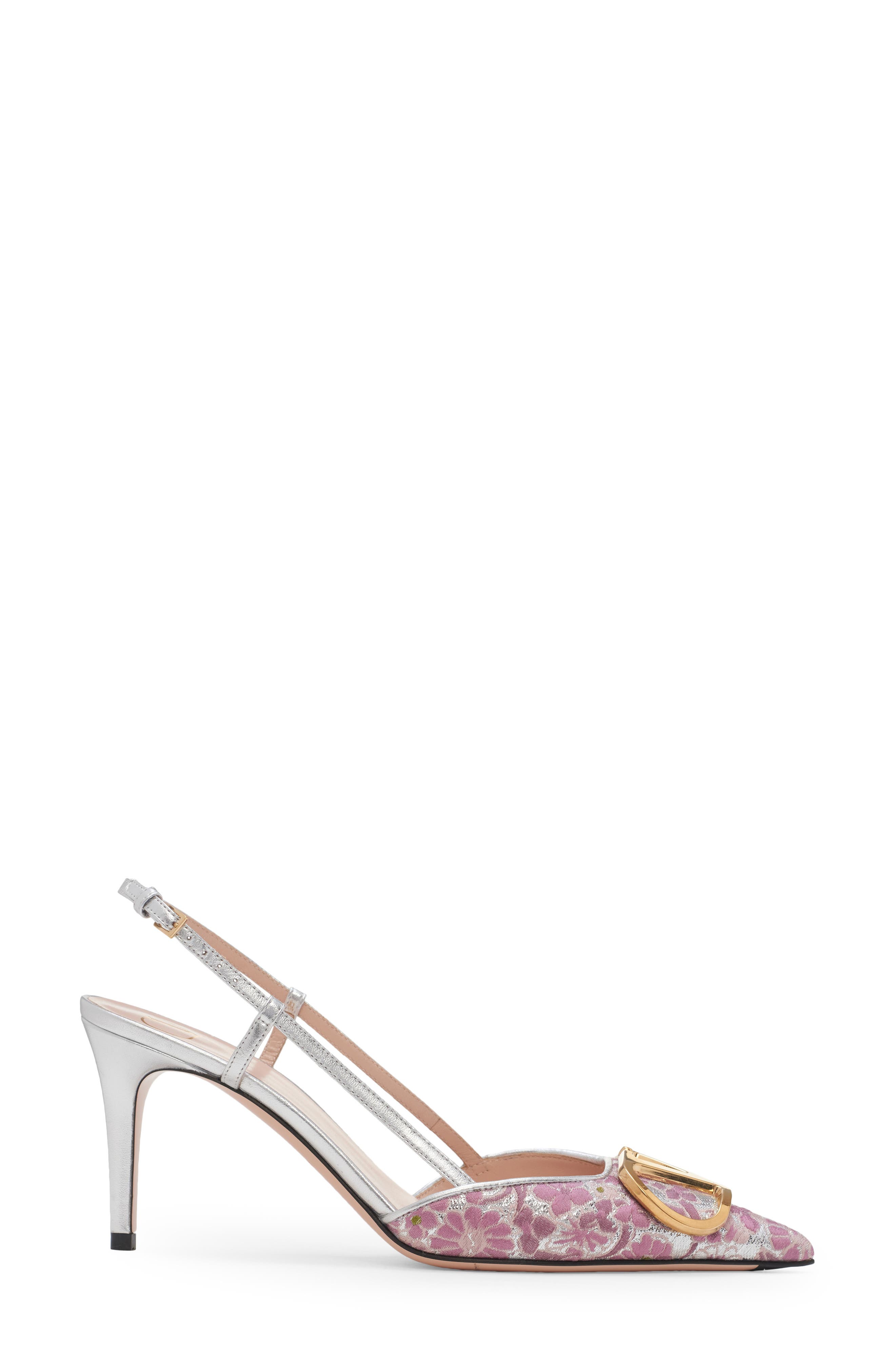 VLOGO Signature Slingback Pump, Alternate, color, DUSTY ROSE