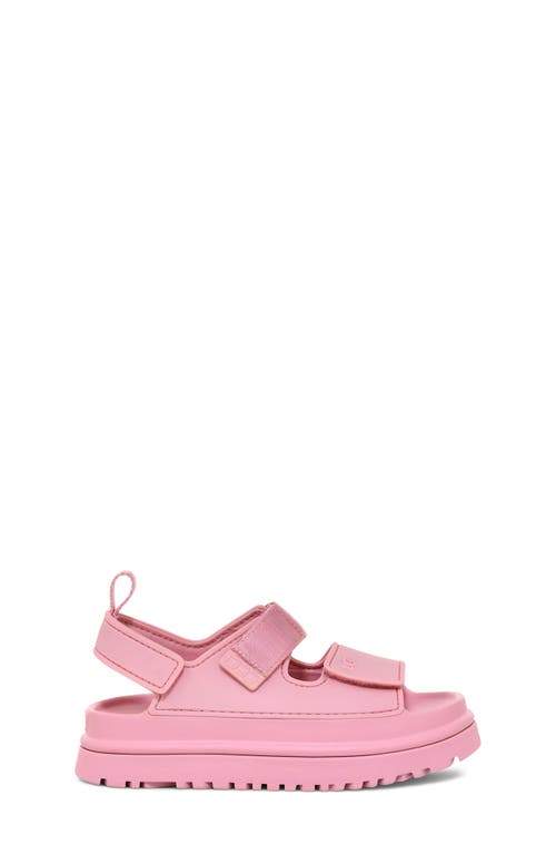 Ugg(r) Kids' Goldenglow Water Friendly Slingback Sandal In Pink Jade