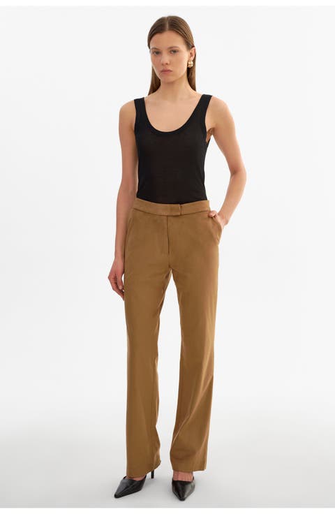 Malachi | Faux Suede Pants