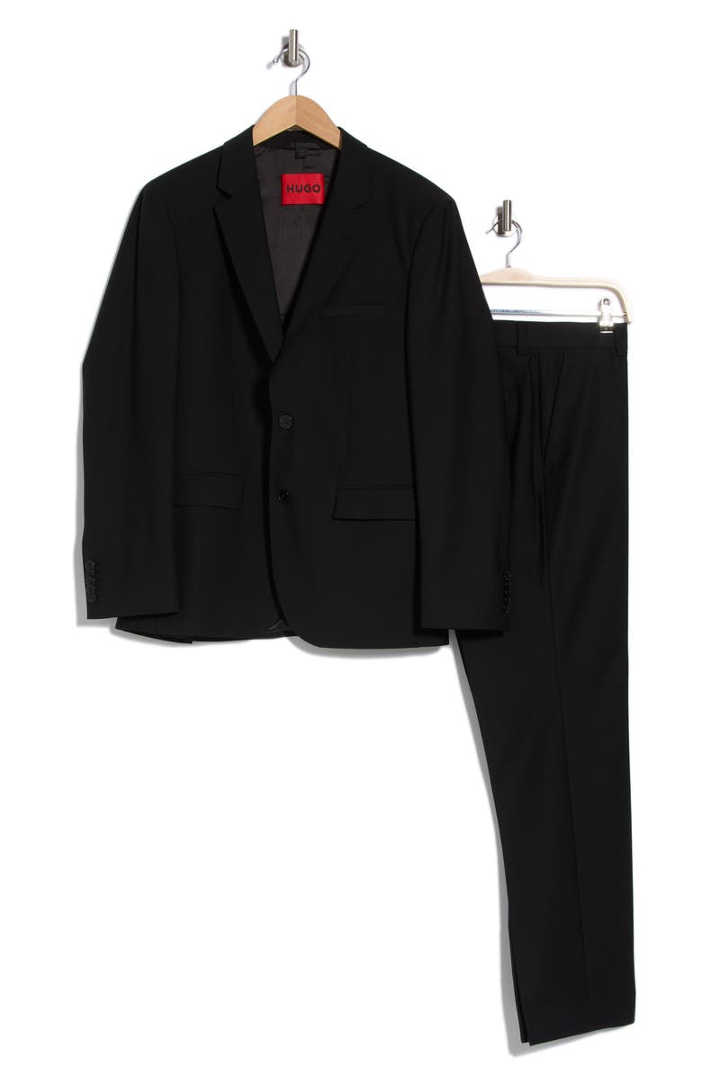 HUGO Karl Tom Suit, Alternate, color, Black