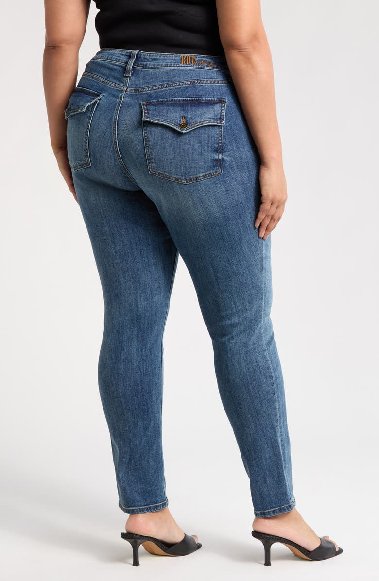 KUT from the Kloth Katy Boyfriend Flap Pocket Jeans, Alternate, color, Angelica