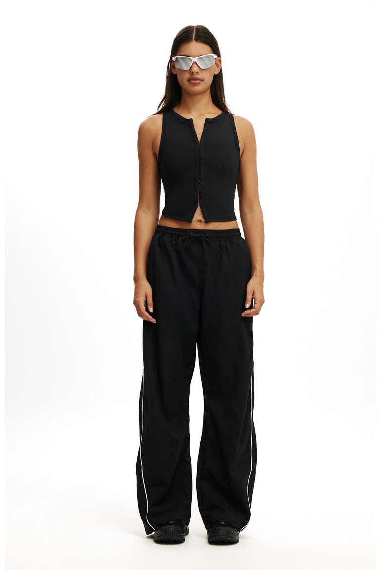Women's Active Baggy Woven Sweatpant, Alternate, color, Black