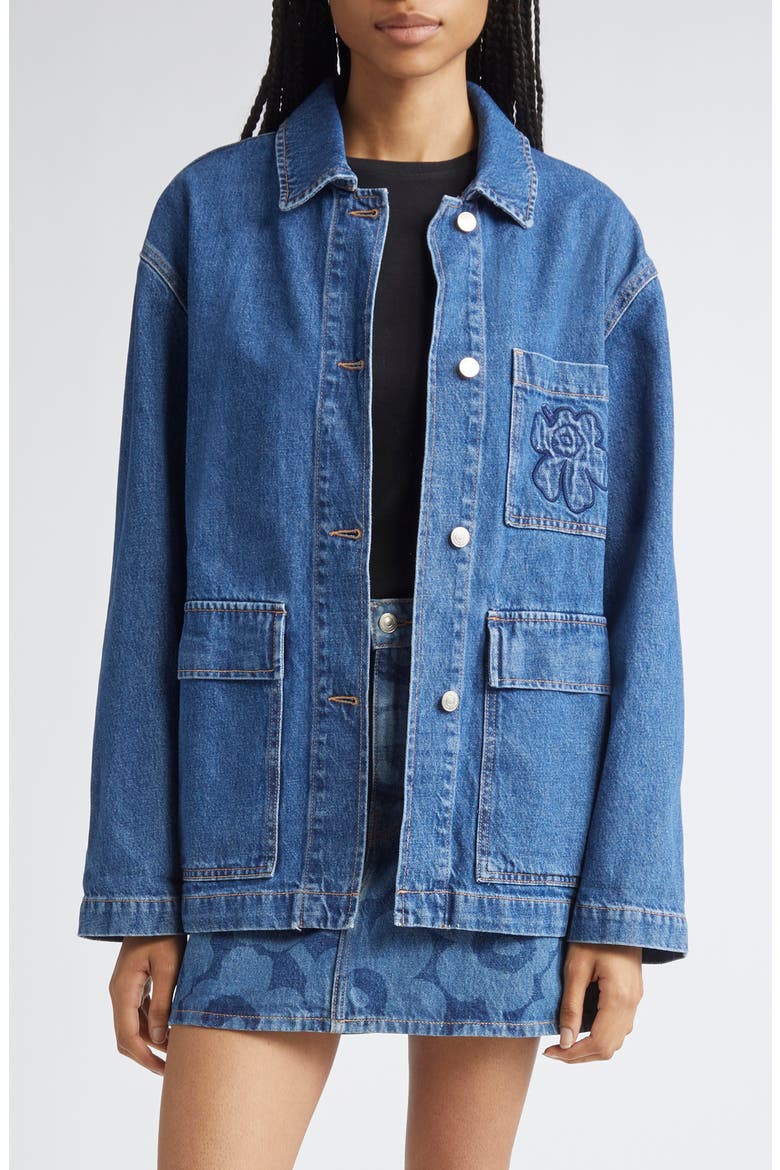 Maridenim Poweri Unikko Denim Jacket (Women) | Nordstromrack