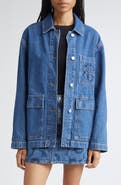 Marimekko Maridenim Poweri Unikko Denim Jacket