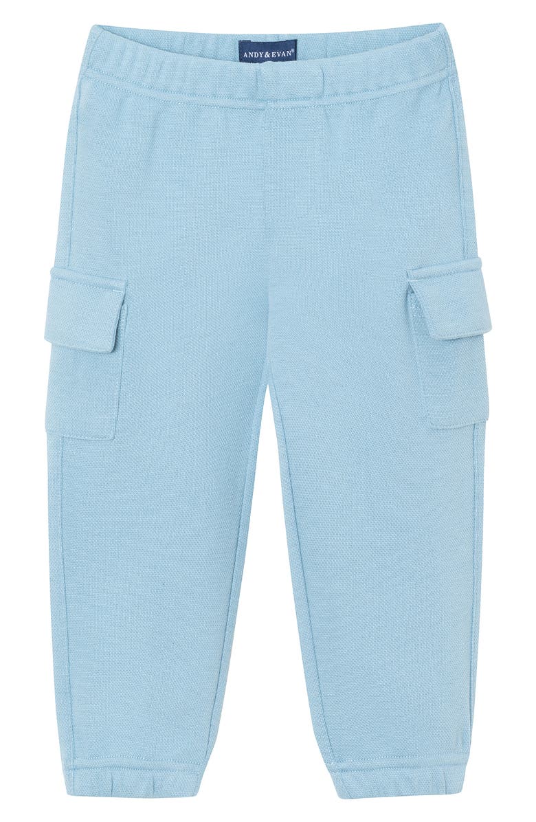 Andy & Evan Henley Sweater & Cargo Sweatpants Set, Alternate, color, 