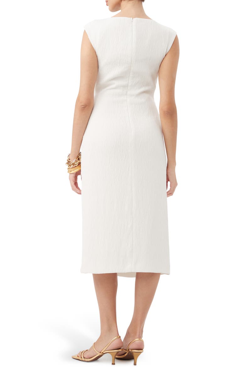 Trina Turk Evelyn 2 Sheath Midi Dress, Alternate, color, Whitewash