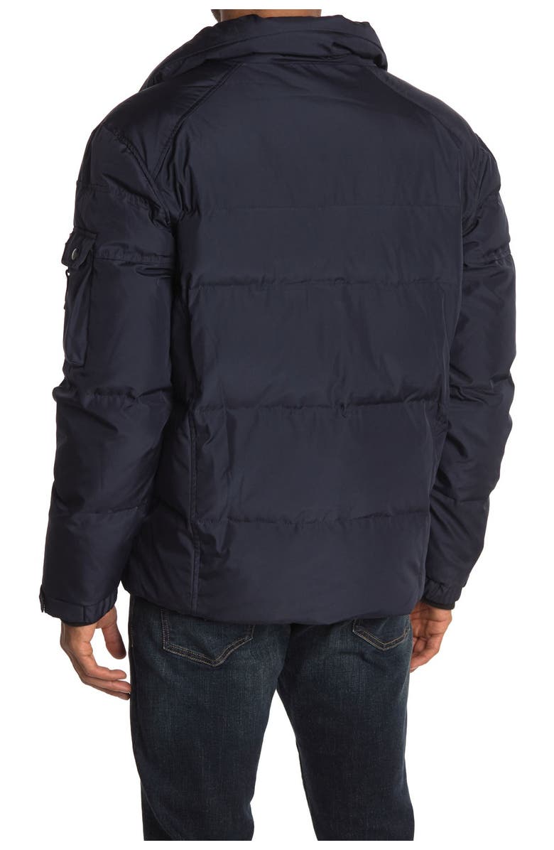 S13 Telluride Faux Fur Trim Hooded Down Puffer Jacket, Alternate, color,