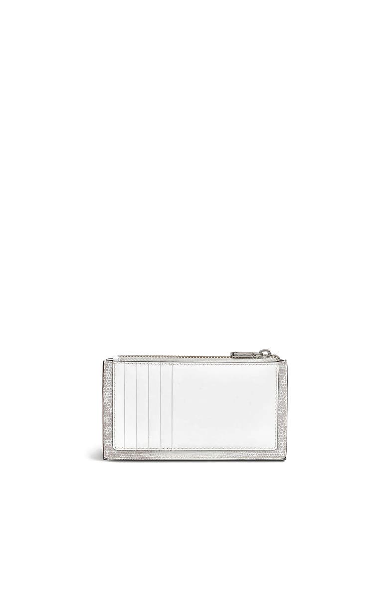 Radley Coin Street - Faux Lizard Medium Ziptop Wallet, Alternate, color, Bright White