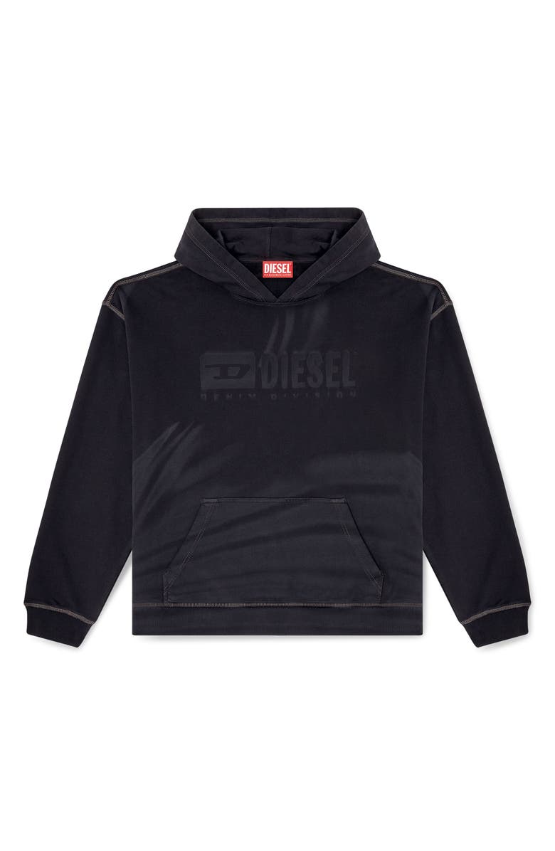 DIESEL<sup>®</sup> S-Boxt-Hood-R9 Graphic Hoodie, Alternate, color, Deep/ Black