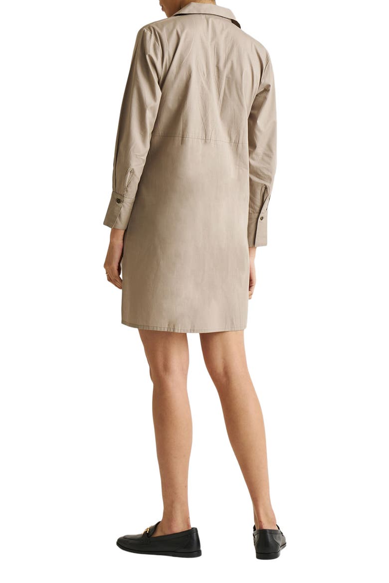 Front Twist Dress, Alternate, color, Ecru