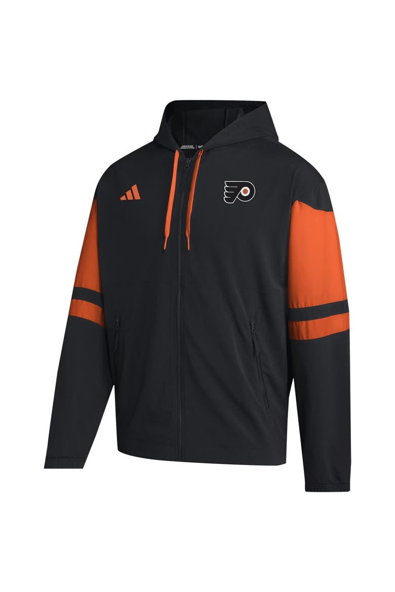 Men's adidas  Black Philadelphia Flyers Full-Zip Hoodie, Alternate, color, Black