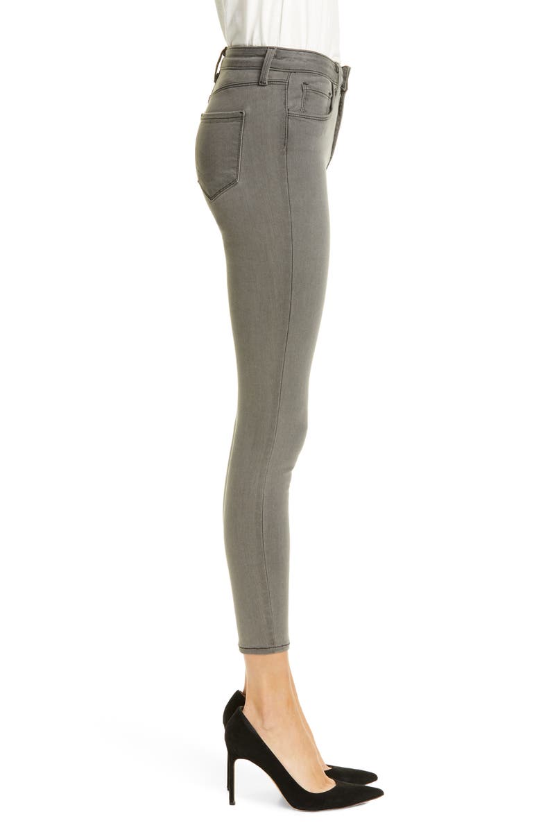 L'AGENCE Margot Crop Skinny Jeans, Alternate, color,
