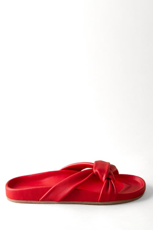 Huma Blanco Cassie Slide Sandal In Red
