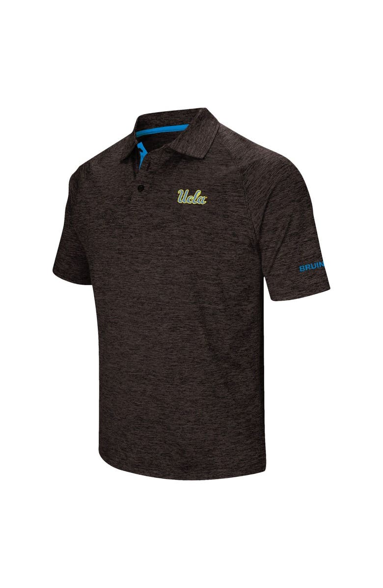 COLOSSEUM Men's Colosseum Black UCLA Bruins Down Swing Polo, Main, color, Heather Black