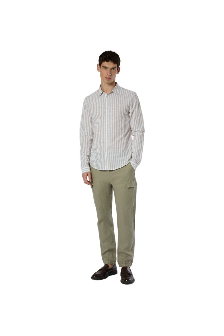 Linen Cargo Jogger, Main, color, LIGHT OLIVE