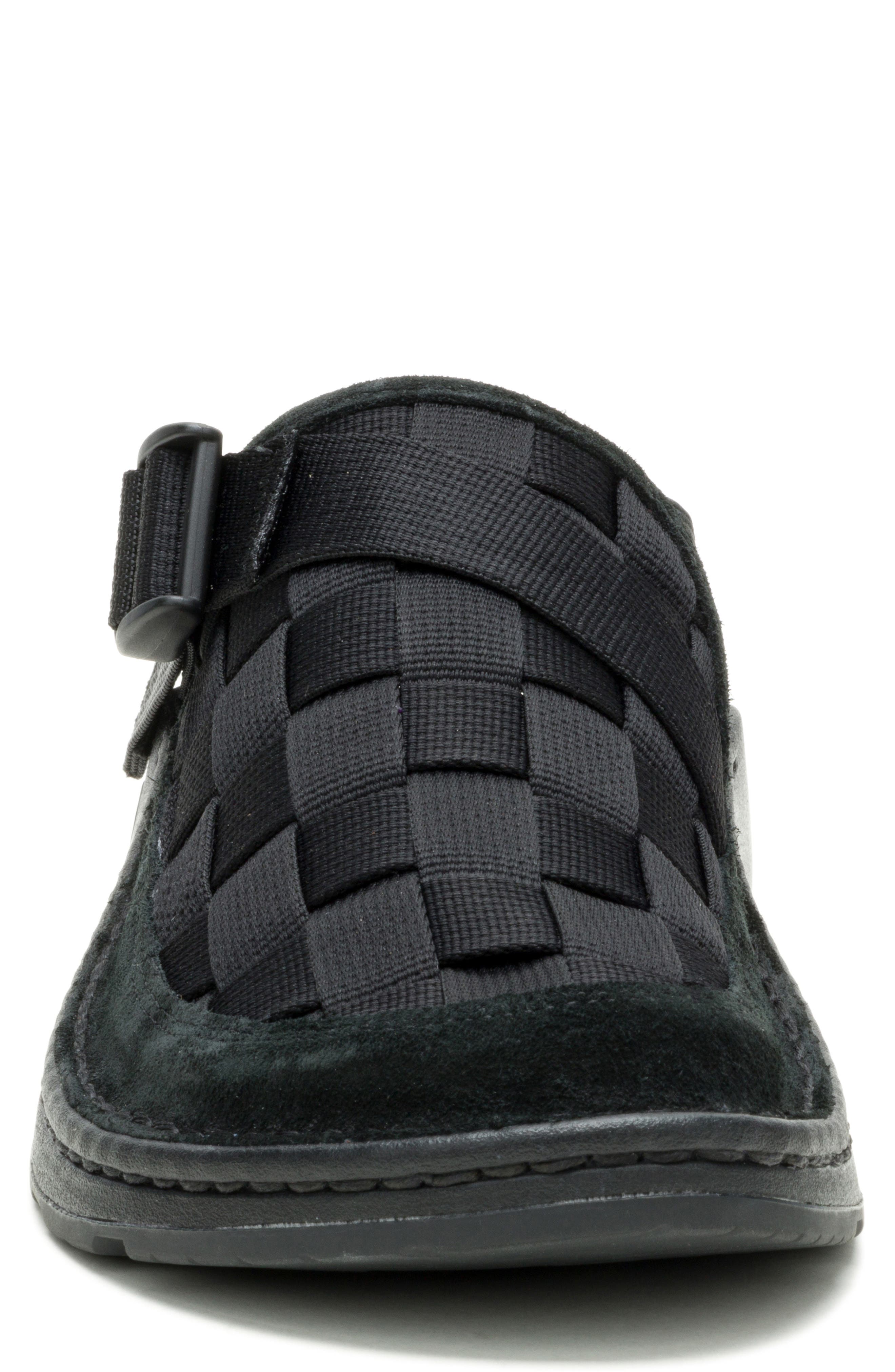 Chaco Canyon Woven Clog, Alternate, color, Triple Black