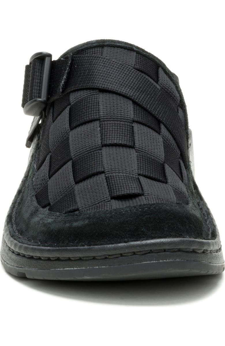 Chaco Canyon Woven Clog, Alternate, color, Triple Black
