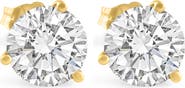 Bliss Diamond Certified 4 Ct TW Round Lab Grown Martini Diamond Studs 14k Gold