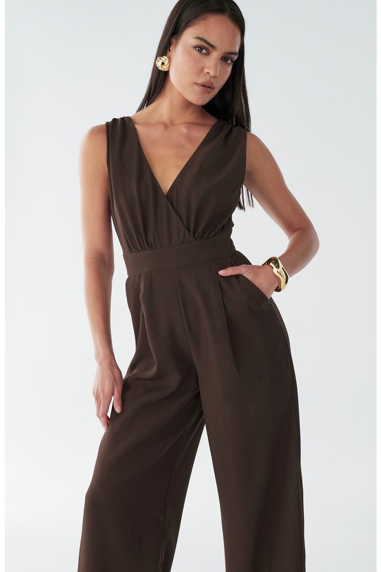 Parker Jumpsuit, Alternate, color, Chocolate