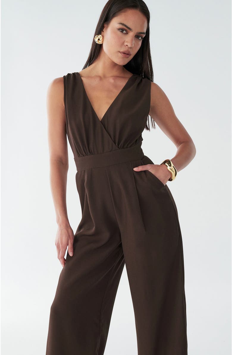 BWLDR Parker Jumpsuit, Alternate, color, Chocolate