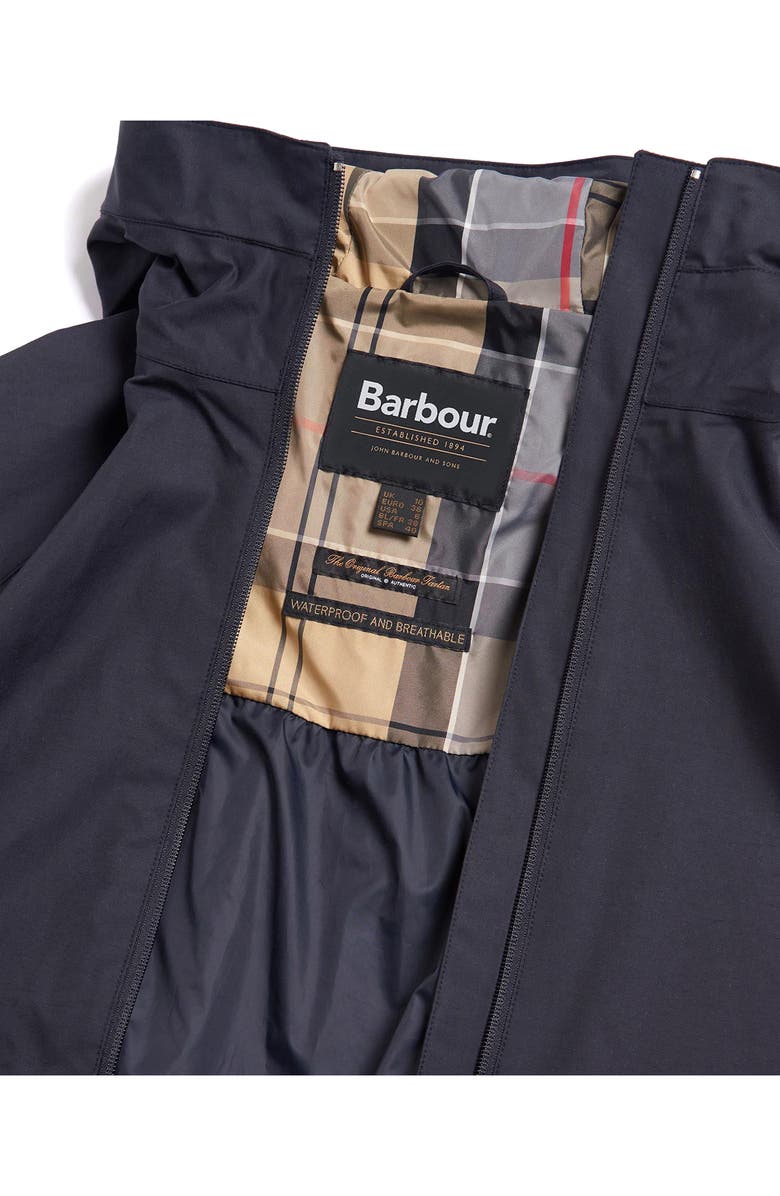 Barbour Heron Waterproof Jacket, Alternate, color, Dk Navy