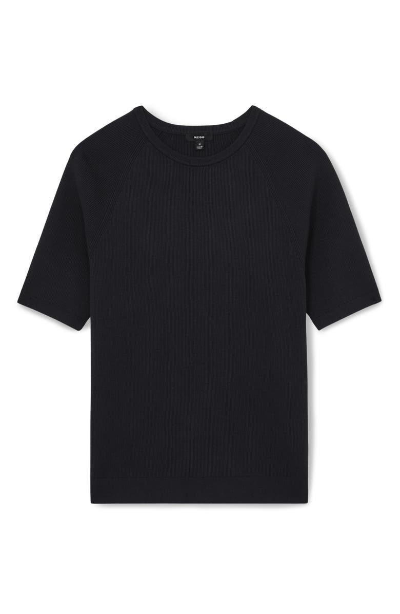 Reiss Amigo Rib T-Shirt, Alternate, color, Navy
