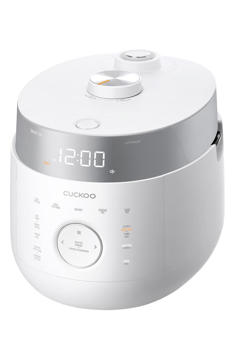 Cuckoo 6-Cup Twin Pressure Rice Cooker, Alternate, color, White