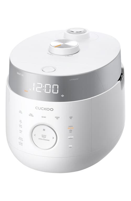 Cuckoo 6-cup Twin Pressure Rice Cooker In White