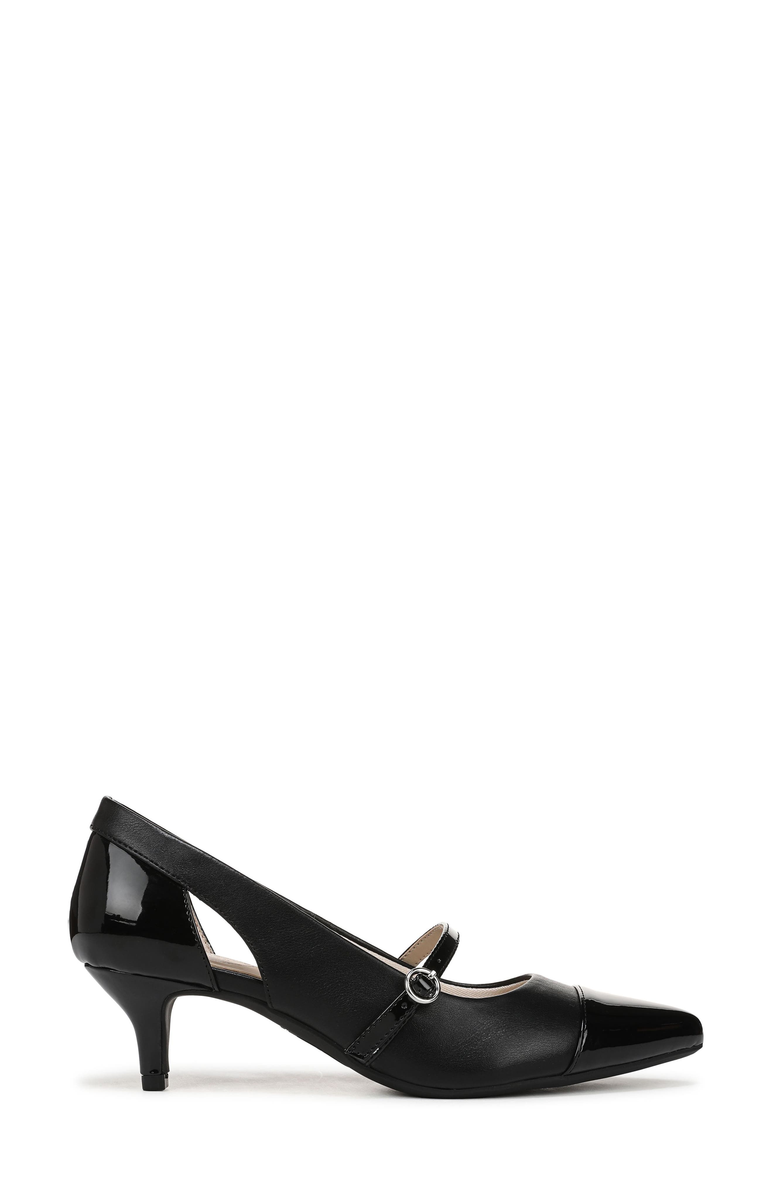LifeStride Mariana Kitten Heel Pump, Alternate, color, Black