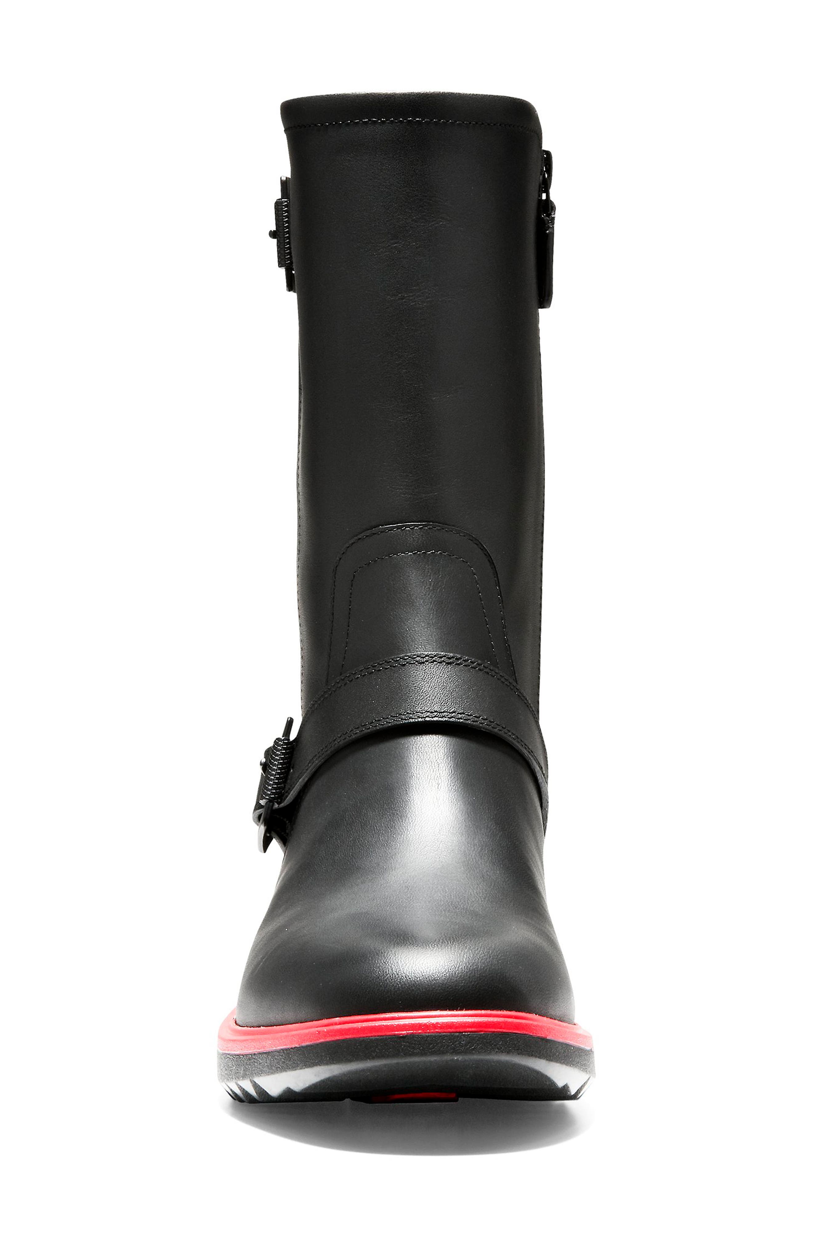 Cole Haan Millbridge Waterproof Moto Boot, Alternate, color, 