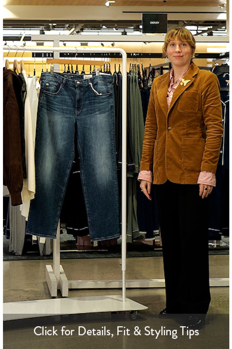 Brinley Mid Rise Straight Leg Jeans video