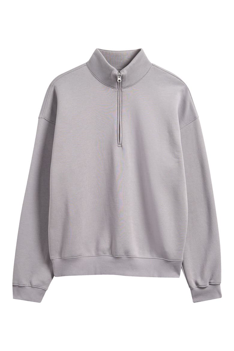 Realxed Half Zip Pullover, Alternate, color, SHADOW