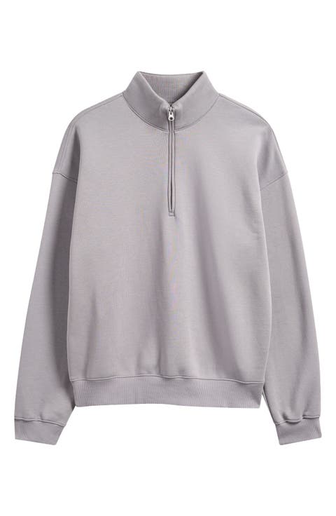 Realxed Half Zip Pullover