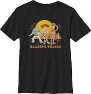 Toy Story 5 Boy's Toy Story 5 Blazing Trails  Graphic T-Shirt