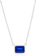 SIMONA Birthstone Cubic Zirconia Pendant Necklace