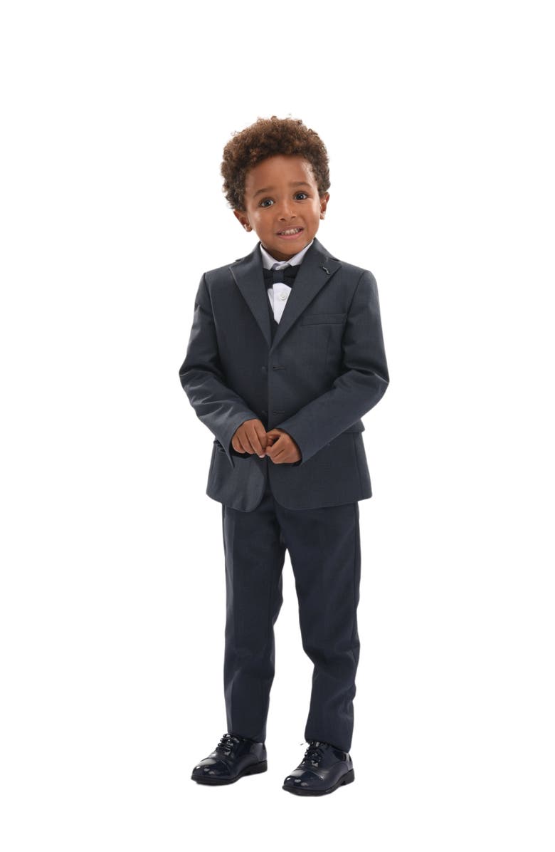 MOUSTACHE Peak Lapel Tuxedo, Main, color, Steel Blue