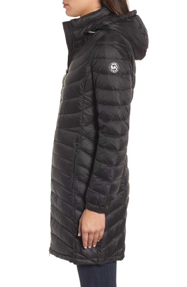 MICHAEL Michael Kors Hooded Down Coat, Alternate, color,