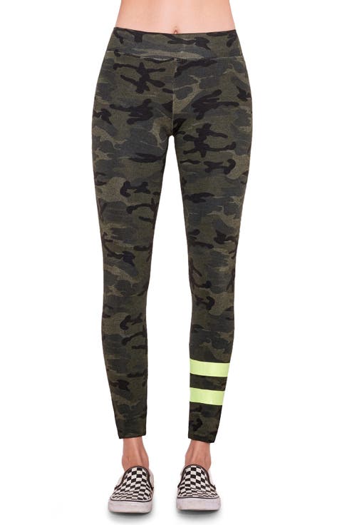 Stripe Camo Yoga Pants
