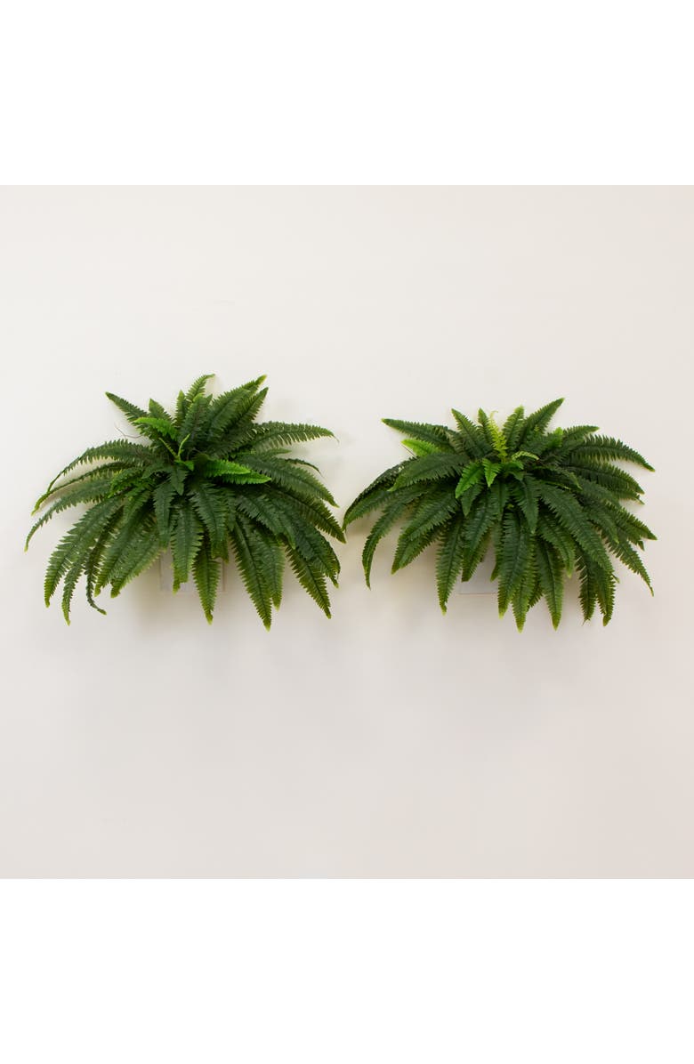 NEARLY NATURAL 48-in UV Resistant Artificial Boston Fern (Indoor/Outdoor) - Set of 2, Alternate, color, Green
